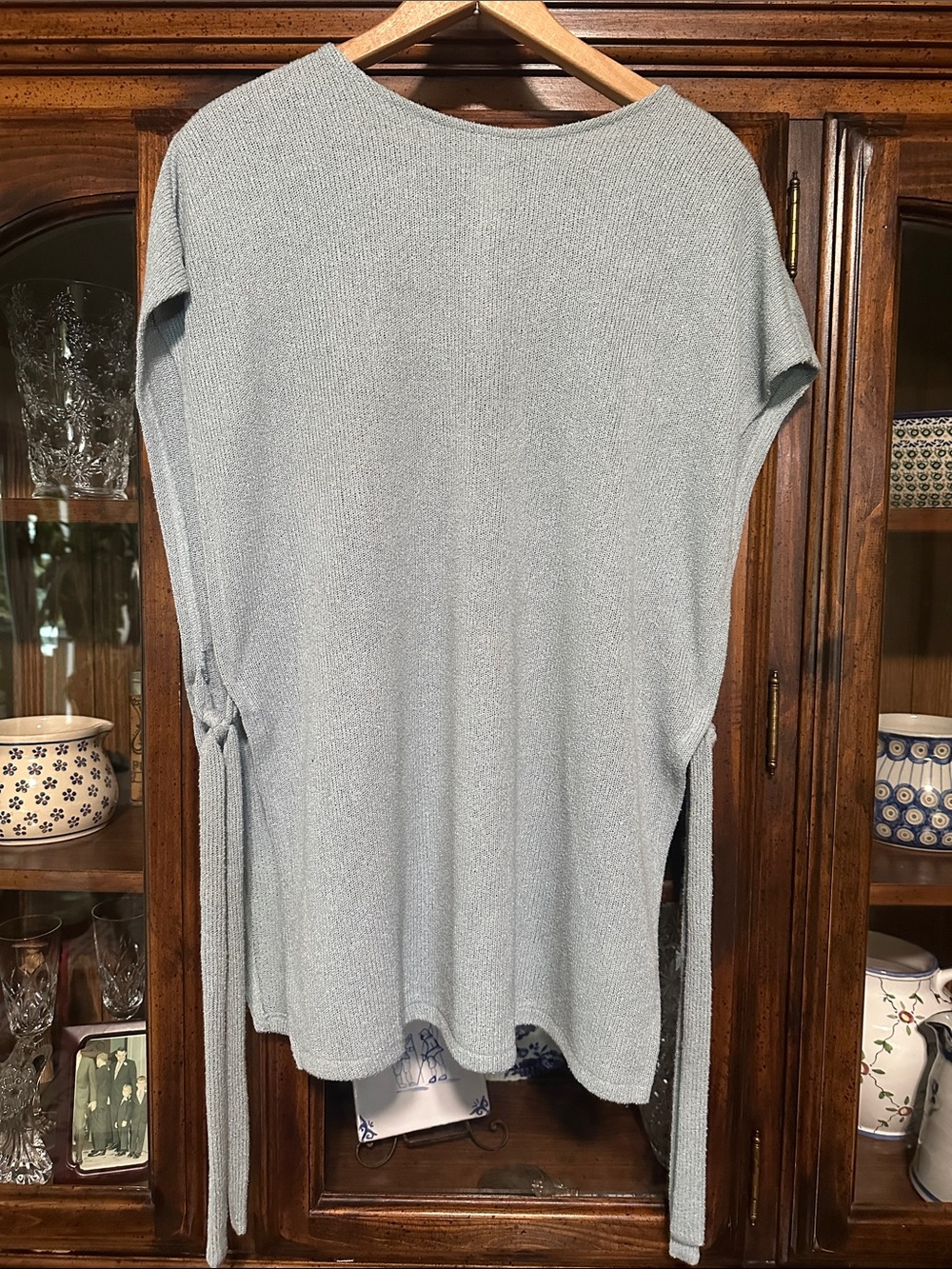 H&M Light Blue Knit Tunic Top